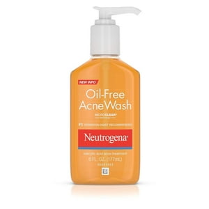 Limpiador Neutrogena Para El Tratamiento Del Acné Sin Aceite Con Ácido Salicílico, 180 Ml