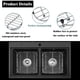 thumbnail image 4 of Protector de fregadero LOCVCDA 33 cm x 29 cm Acero inoxidable – Pack de 2, 4 of 5