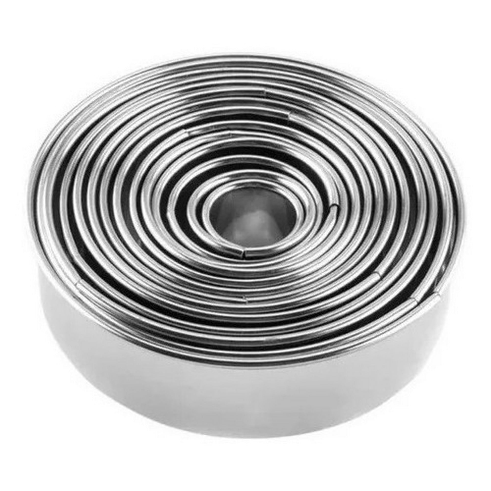 Genérico - 14 Moldes Galletas Circulo Molde De Galleta Cortador Galleta