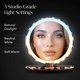 thumbnail image 4 of Espejo de maquillaje LED Fancii 13 cm 10x/1x estilo leopardo, 4 of 8