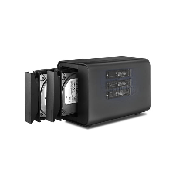 Carcasa de disco duro híbrida NVMe TERRAMASTER D5 USB 3.2 Gen 2 de 10 Gbps