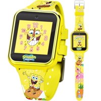Accutime - Reloj Inteligente Interactivo Con Pantalla Táctil De Nickelodeon Bob Esponja (Modelo: Sgb4