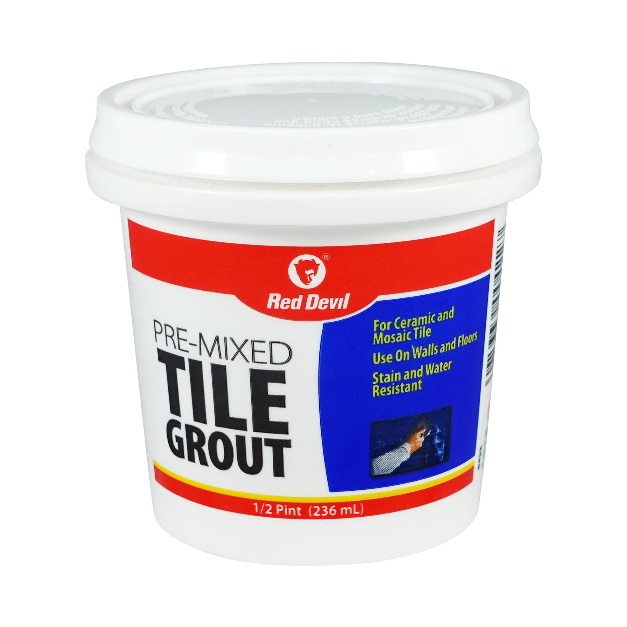Red Devil - Tile Grout 0422 Premezclada 236 Ml Color Blanco