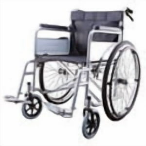Nanofort - Silla De Ruedas Llanta Maciza Todo Terreno Plegable Uso Rudo