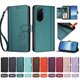 thumbnail image 4 of Funda Cartera Trébol para Xiaomi Poco M7 4G con Ranuras Tarjetas y Carga Inalámbrica Verde oscuro, 4 of 6