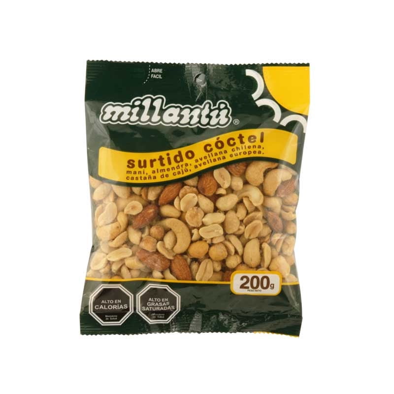Surtido Cóctel Salado Natural 200 g Millantú