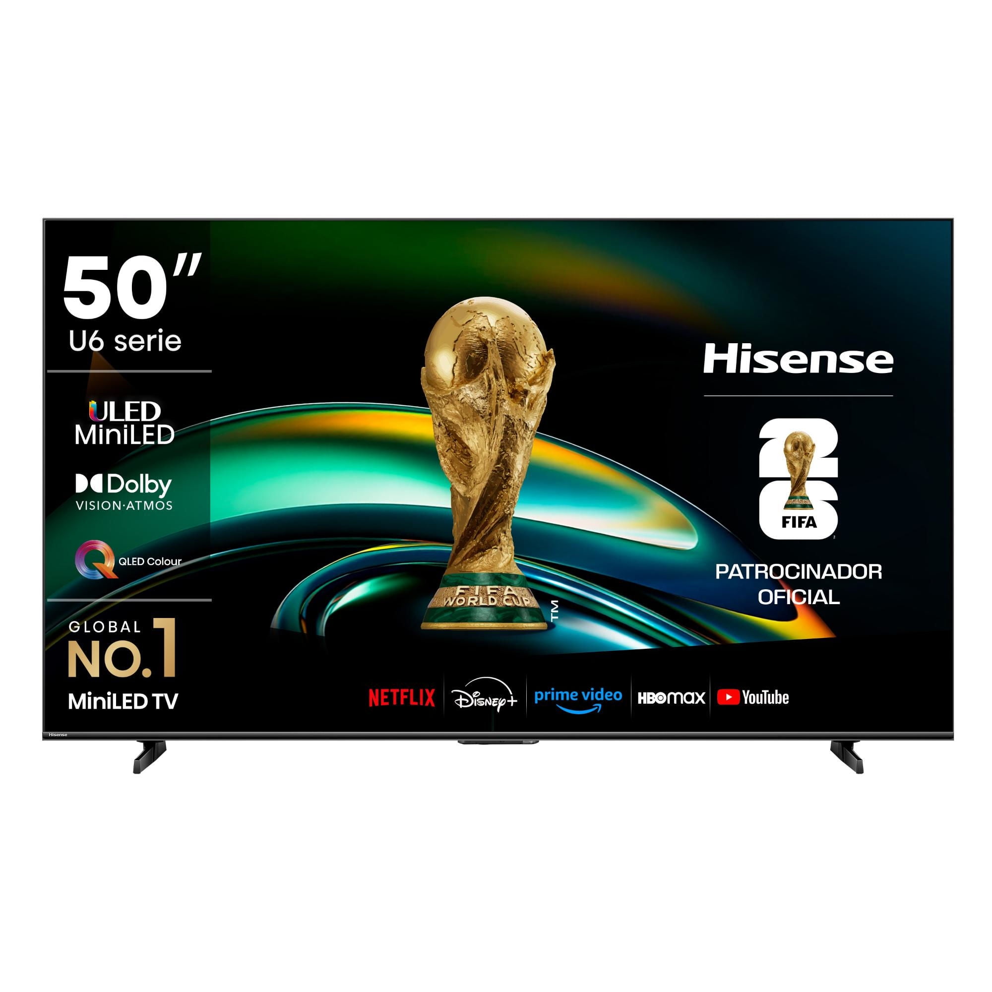 Televisor 50"" Mini Led 4K Uhd 50U6Qv Smart Tv Hisense
