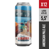 Anfiteatro - Pack X12 Arrayán, 5,5° (American Pale Ale) - Cerveza Artesanal Valparaiso - 475 Ml