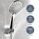 thumbnail image 2 of 1pc Wall Mounted Shower Head Holder, Adjustable Handheld Shower Head Bracket, Shower Head Adhesive Base, Bathroom Accessories, 2 of 2