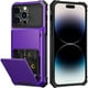 thumbnail image 1 of 2022 iPhone 14/13/12/11 Pro Max X/XS/XR/XS Max SE Wallet Case - Store 5 Cards & Enjoy Dual Layer Shockproof Protection!, 1 of 3