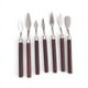 thumbnail image 1 of 7pcs/set Cake Palette Knife For Baking Mini Oil Spatula Art Small Clay Tools For Decorating/Design Plastic Wooden Handle, 1 of 4