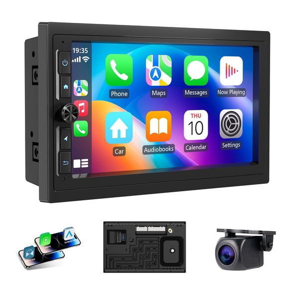 Estéreo de coche Haudio 18 cm CarPlay/Android Auto WiFi Bluetooth