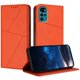 thumbnail image 1 of Funda Cartera Magnética para Motorola MOTO G22 4G Protección Antichoque con Ranuras Naranja, 1 of 6