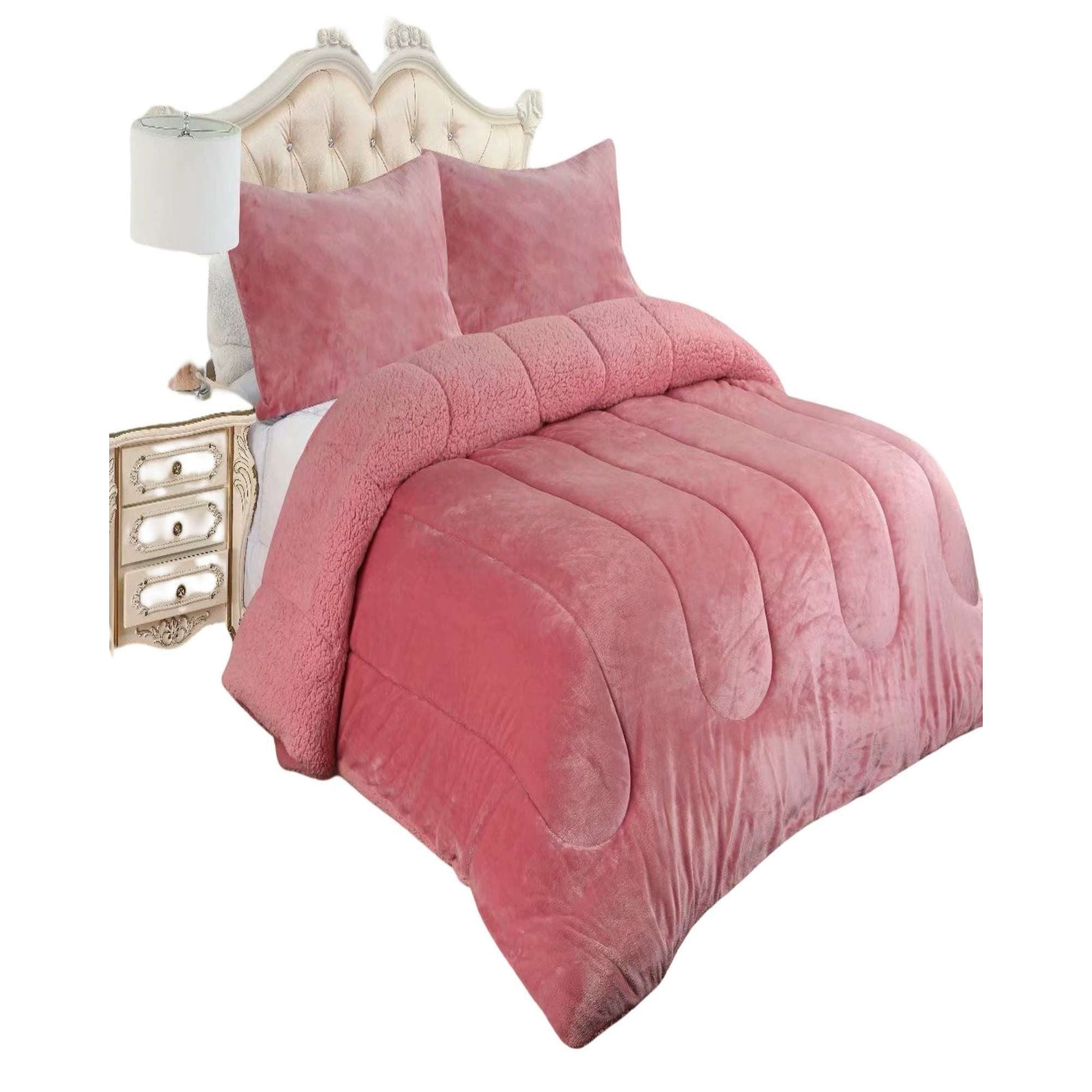 Genérico - Plumon Con Sherpa De Invierno King 250x270cm