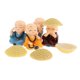 thumbnail image 2 of 4pcs Estatuas De Monjes De Buda Figuras De Monjes Chinos Tradicionales Estilo 2, 2 of 5