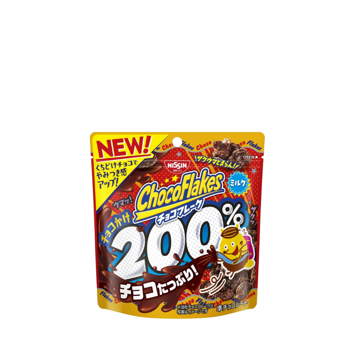 Kenko Foods - Copos Chocolates Flakes 200% Cubierto Chocolate Nissin 35 Gr