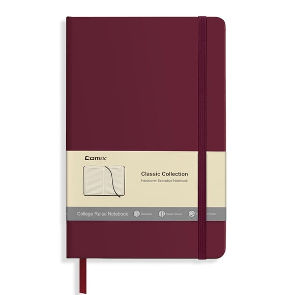 Cuaderno Comix A5 14x21 cm 240 páginas Burdeos