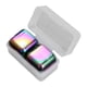 thumbnail image 1 of Cubos De Hielo Reutilizables Con Caja De Almacenamiento, Fáciles De Usar, Piedra De Whisky De Enfriamiento Rápido, 2 Piezas Coloridas, 1 of 3
