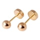 thumbnail image 1 of Aros Abridores Bolita 4mm N3 Oro 14k Bebé Niña Hipoalergénic Dorado, 1 of 4