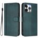 thumbnail image 1 of Funda Cartera para iphone 14 Promax Protección 360° con Ranuras para Tarjetas y Soporte Verde, 1 of 6