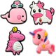 thumbnail image 4 of Uquania CHARM 36 piezas de decoraciones rosadas para zapatos estilo kawaii para niñas, 4 of 9