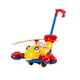 thumbnail image 4 of Carro de juguete de avión de dibujos animados, carrito de bebé, langosta con varilla desmontable, juguete de equilibrio, juguete de empuje manual para , amarillo, 4 of 5