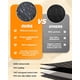 thumbnail image 4 of Funda de asiento de coche para perros Victoper 600D impermeable para asiento trasero, 4 of 7