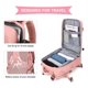 thumbnail image 5 of Mochila De Viaje Avión Multifuncional Gran Capacidad 30 Lts rosa, Separación impermeable, seca y húmeda Con puerto de carga USB, 5 of 5