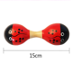 thumbnail image 3 of Maraca Doble Martillo De Madera Diseño Para Bebés Colores -PB-C10, 3 of 3