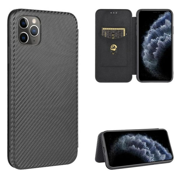 Funda Flip para FOXDOCK iPhone 11 Pro - Funda magnética de negocios, funda protectora delgada