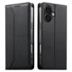 thumbnail image 1 of Funda tipo cartera con bloqueo RFID para iPhone 16 Plus cubierta magnética de cuero con tapa y soporte Negro, 1 of 6