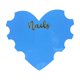 thumbnail image 5 of Accesorio De Fotografía De Manicura Profesional Compacto En Forma De Corazón Para Regalo De Artista Azul, 5 of 5