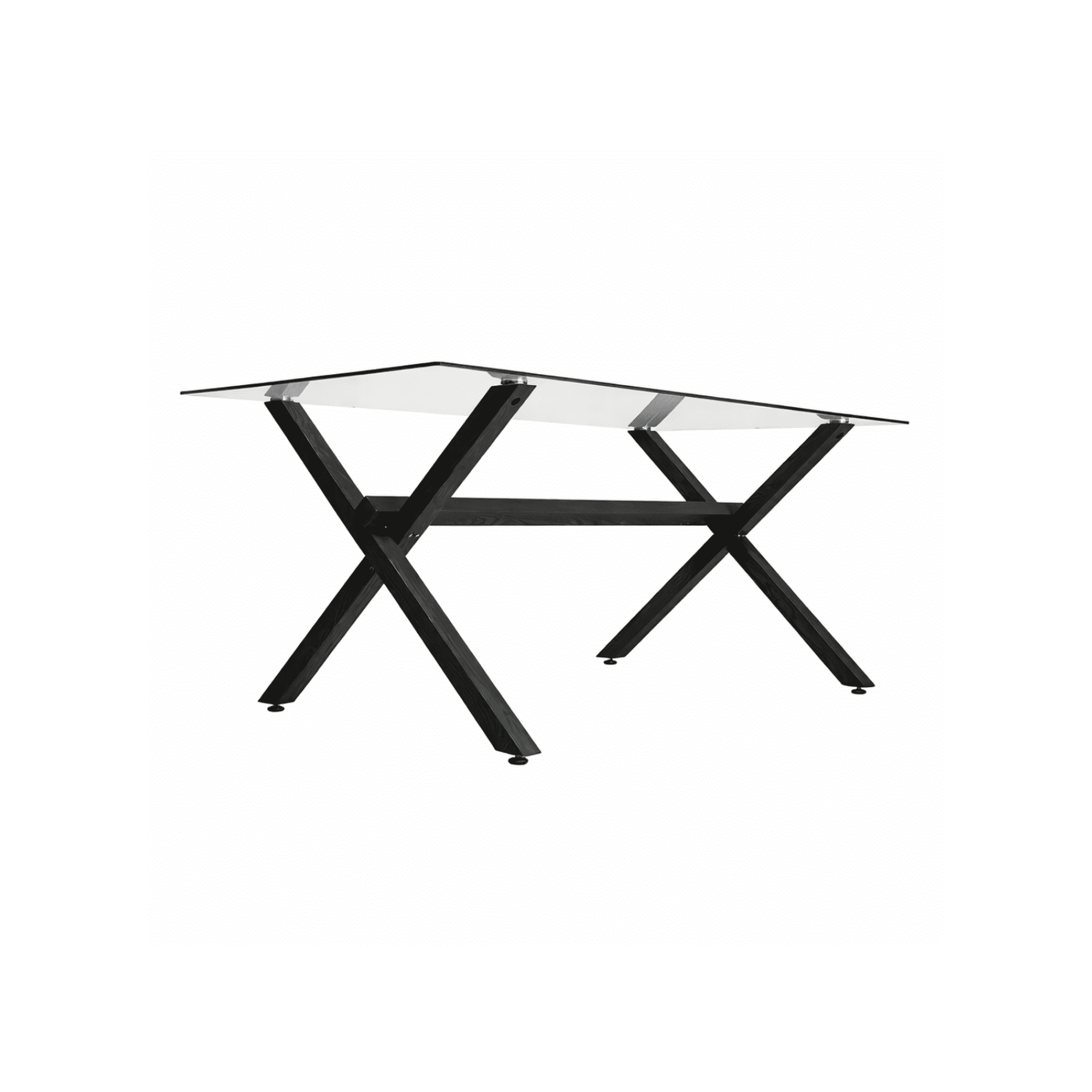 Habita2 Chile - Mesa De Vidrio X Black 160x90