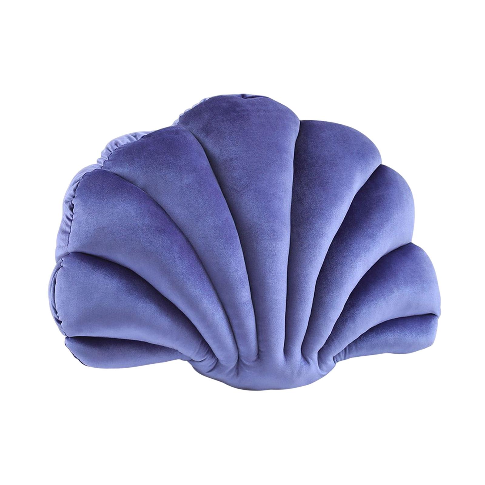 Bothyi - Cojín Decorativo De Concha Marina Cojín De Concha Cojín Regalo De Cumpleaños Violeta Linda