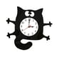 thumbnail image 1 of Reloj de pared de dibujos animados, reloj de pilas que no hace tictac, para dormitorio, oficina, hogar, pared, decoración de cocina, 1 of 5