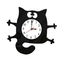 Magideal - Reloj De Pared De Dibujos Animados, Reloj De Pilas Que No Hace Tictac, Para Dormitorio, Oficina, Hogar, Pared, Decoración De Cocina