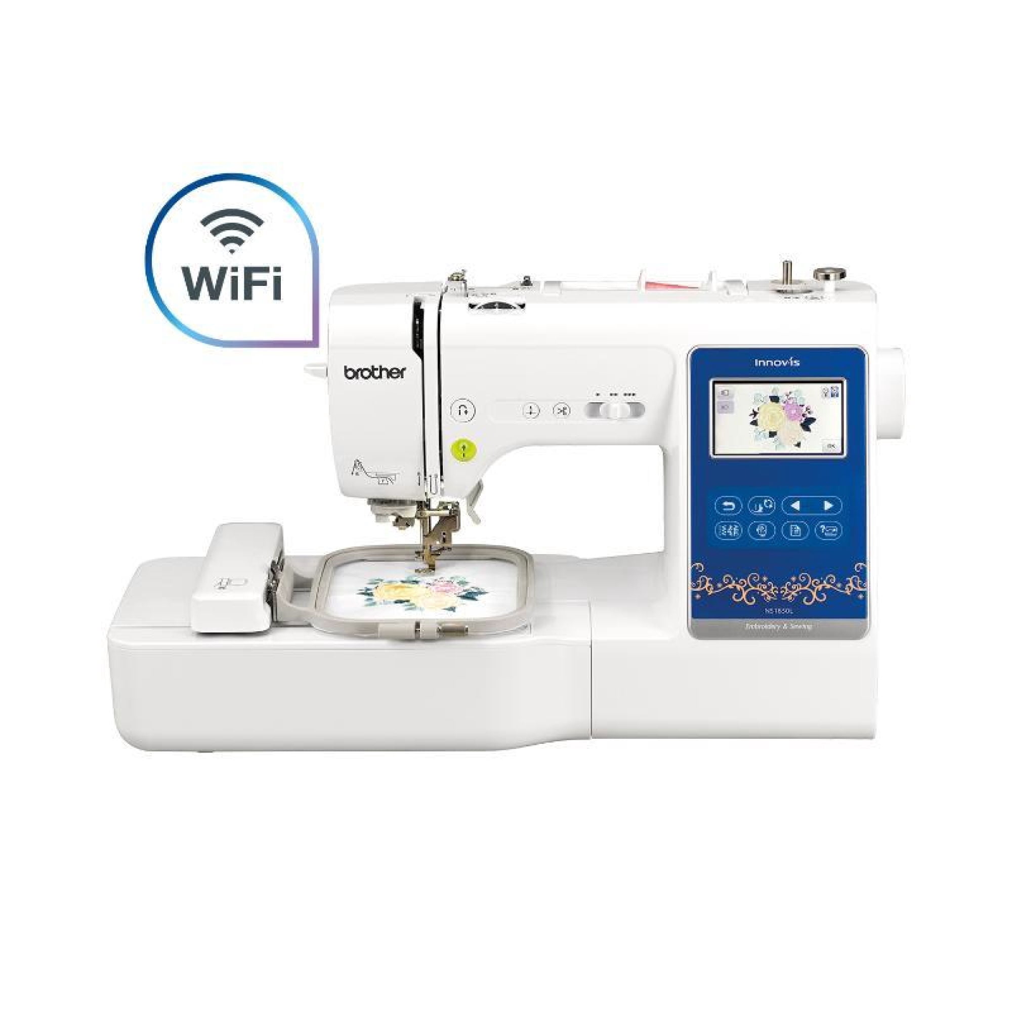 Máquina de Coser y Bordadora NS1850DCL Blanco