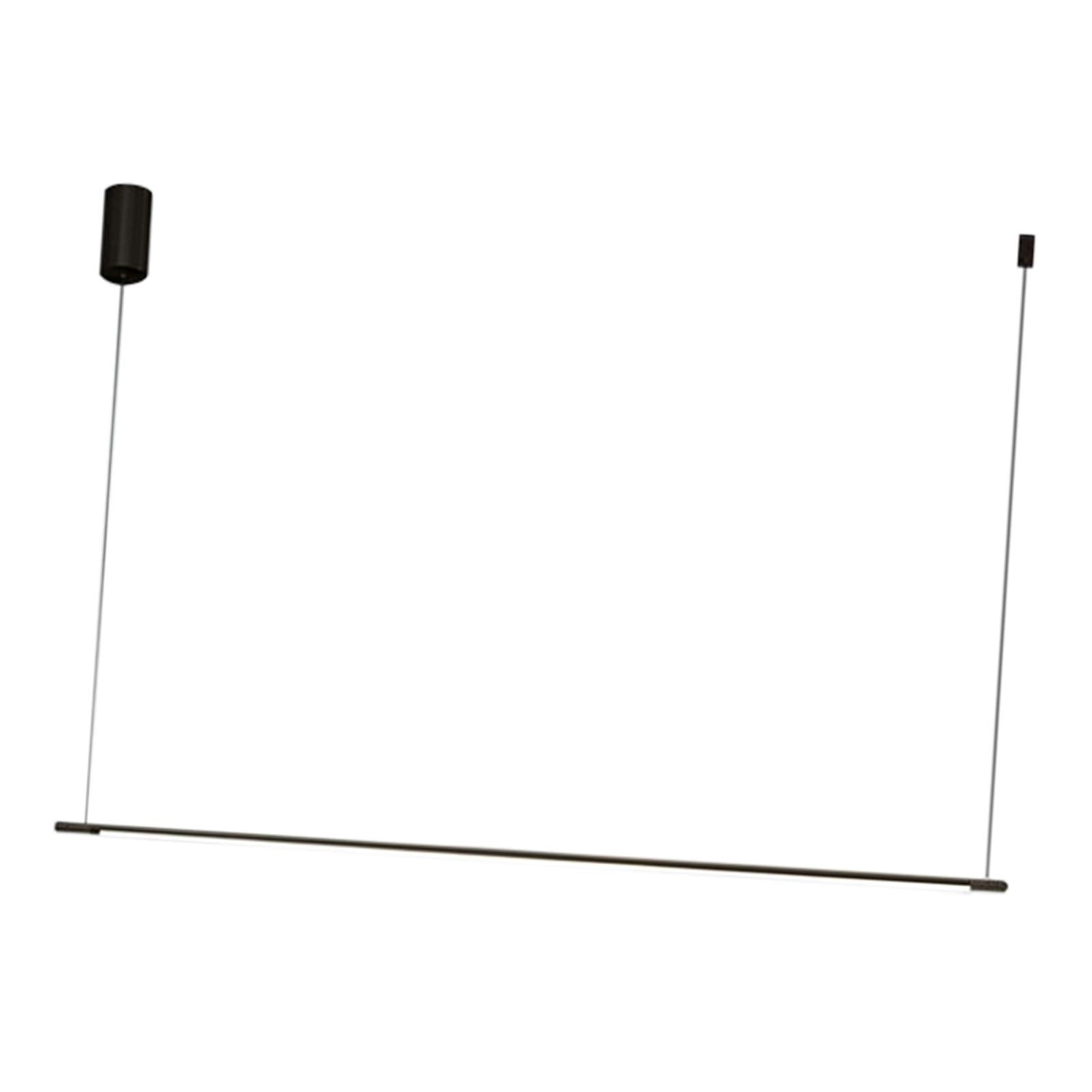 Magideal - Luz Colgante Lineal Luz Colgante Led Negra Mate Moderna Para De Cocina, De Comedor Para De Comedor, Oficina, , 100 Cm Horizontales Horizontales 100cm