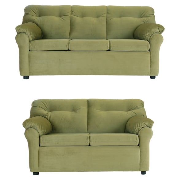 Living América 32 Tela Verde Musgo