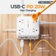 thumbnail image 5 of Regleta TESSAN 4,6 m con 8 tomas y 4 puertos USB – 2100 J, 5 of 9