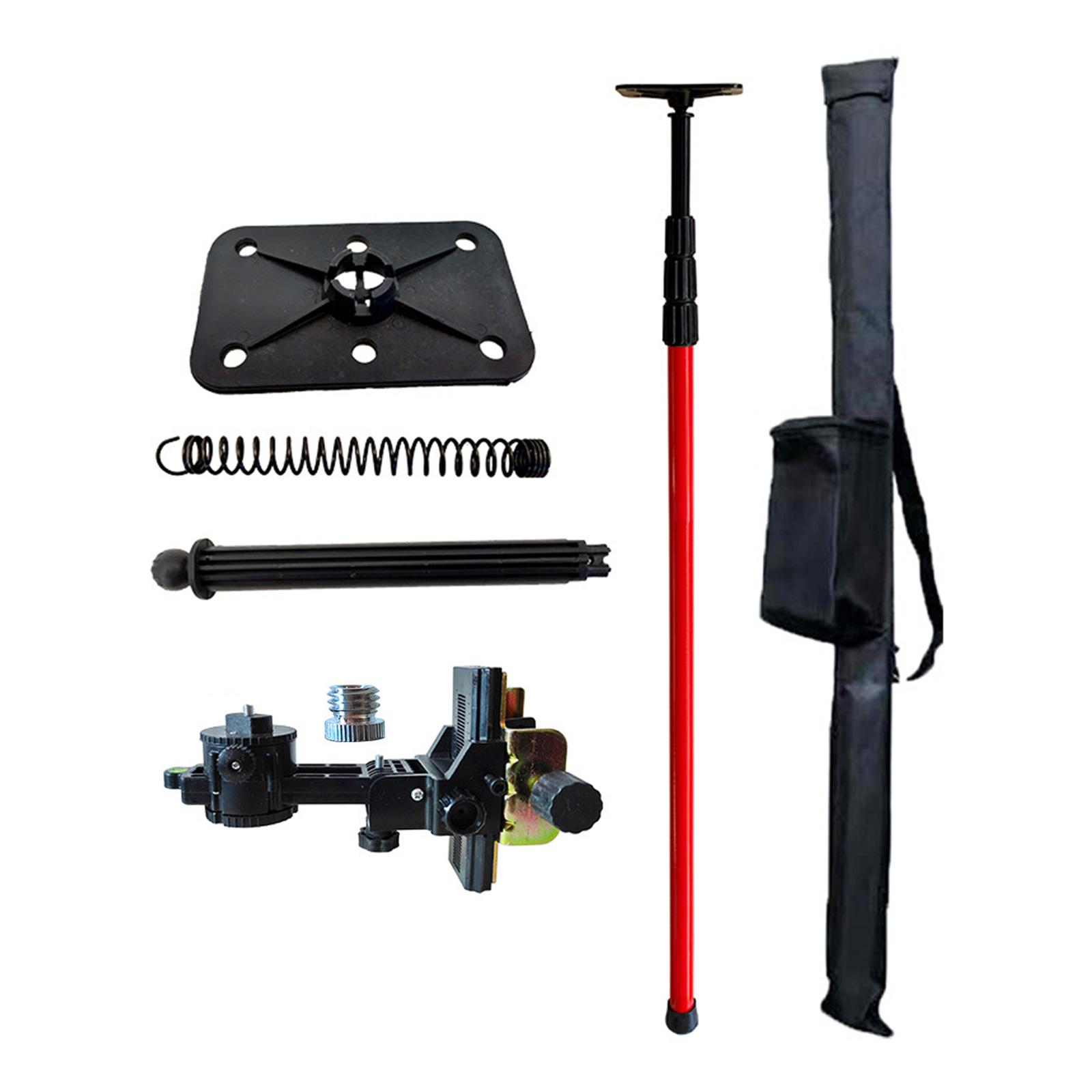 Magideal - Nivel Láser, Varilla Telescópica, Soporte De Elevación De Nivel, Varilla De Tensión Ligera, Soporte De Nivelación Automática De 3M, Soporte De Montaje B