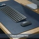 thumbnail image 5 of Protector de escritorio de piel sintética de doble cara, alfombrilla grande para ratón, tapete de escritura, impermeable, organizador para escritorio, decoración de mesa para oficina, hogar y juegos (, 5 of 6