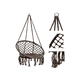 thumbnail image 3 of Silla Colgante Muna Tejida Café Tipo Columpio Decorativa, 3 of 3