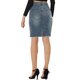 thumbnail image 3 of INSPIRE CHIC Faldas de mezclilla para mujer de cintura alta con dobladillo desgarrado y desgastado, faldas cortas de mezclilla azul gris XL, 3 of 6
