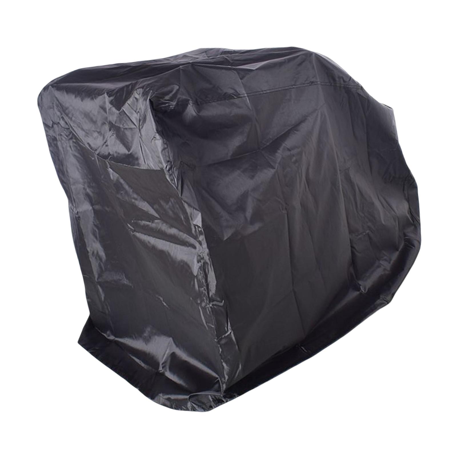 Magideal - Cubierta Protectora Negra Para Silla De Ruedas 65 Cm X 95 Cm X 72 Cm Cubierta De Lluvia Para Exteriores Para Scooter Discapacitado Práctico Lig