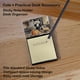 thumbnail image 2 of Dispensador recargable con soporte para notas adhesivas Poodle Fall, 2 of 7