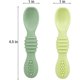 thumbnail image 3 of Cucharas PandaEar de silicona para bebé, 6 unidades, 3 of 3