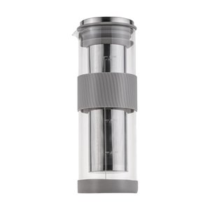 Magideal - Cafetera De Cerveza Fría, Jarra De Vidrio, Dispensador De Bebidas A Prueba De Fugas Con Filtro De Acero Inoxidable, Cafetera De Cerveza Fría, Cafetera 800Ml