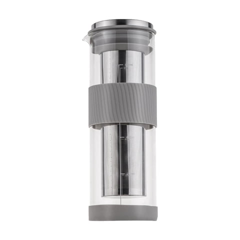 Magideal - Cafetera De Cerveza Fría, Jarra De Vidrio, Dispensador De Bebidas A Prueba De Fugas Con Filtro De Acero Inoxidable, Cafetera De Cerveza Fría, Cafetera 800Ml