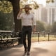 thumbnail image 2 of Sombrero de Cuero Engrasado Unisex OLKI Pumalin - Café marron M, 2 of 5